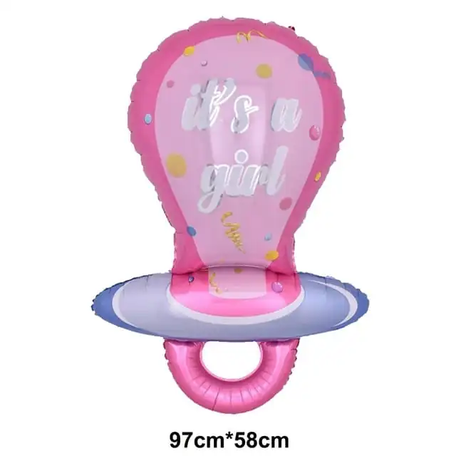 بالونة سبوع شكل تاتينا "لهاية" بنت لون بينك